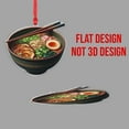 thumbnail image 4 of ViciArt Ramen Bowl Ornament, Funny Food Christmas Tree Decor, Noodles & Egg, Holiday Decor, 4 of 4