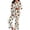 White, variant on Womens Halloween Pajamas Ladies Seasonal Sleepwear Long Sleeve Top with Pants Soft Nightwear Ensemble Womens Pjs Sets White XXL