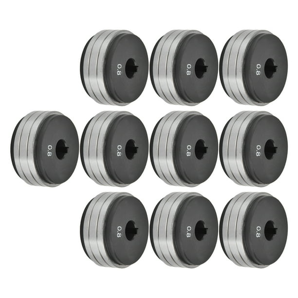 Rodillo Impulsor De Alimentación De Alambre, Rodillo Impulsor De Alimentación De Alambre Cojinete De Acero De Alta Resistencia + Nylon Resistente Al Desgaste 10 Piezas Para ANGGREK Welder Wire Feed Roller