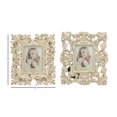 thumbnail image 5 of DecMode 2ASST 9" x 11" (4x6) White Polystone Traditional Photo Frame, Set of 2, 5 of 15
