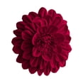 thumbnail image 2 of Funda de almohada con diseño de flores en 3D, funda de almohada navideña, funda de cojín navideña de estilo lujoso con diseño floral para decoración Redonda roja, 2 of 8