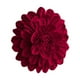 thumbnail image 1 of Funda de almohada con diseño de flores en 3D, funda de terciopelo para cojín navideño, diseño floral Redonda roja, 1 of 9
