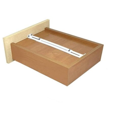 FRMSAET Kit de Réparation de Tiroirs - Utilisé pour Renforcer et Réparer les Tiroirs en Bois / Mdf / Carton Renforcement de l'Armoire Robuste Accessoires de Meubles en Acier - Comprend des Vis (1 Pack)