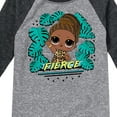 thumbnail image 3 of LOL Surprise! - Fierce - Toddler And Youth Raglan Graphic T-Shirt, 3 of 4