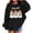 Black, variant on Cethrio Girls Halloween Sweatshirts Size 6, Crew Neck Long Sleeve Printed Fall Winter Halloween Tops Orange