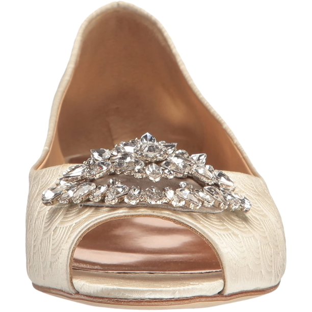 Badgley Mischka Womens Taft Flat Walmart