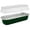 Z2#Green1, variant on Mini Cake Pans with Lids, 5.91X1.85X1.22" Disposable Aluminum Foil Baking Cups, Rectangular Christmas Dessert Containers, Heat Resistant Foil Trays, Portable Food Serving Boxes, Oven Safe Baking Pan