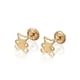 thumbnail image 1 of GIALLO | Aretes de oro 14K broquel 2 Osos oro blanco y amarillo GIALLO Para bebés, niñas y mujeres, 1 of 4