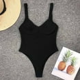 thumbnail image 4 of Aayomet Bathing Suits for Women Ruched Swimwear Bathing Suit (Black, M), 4 of 5