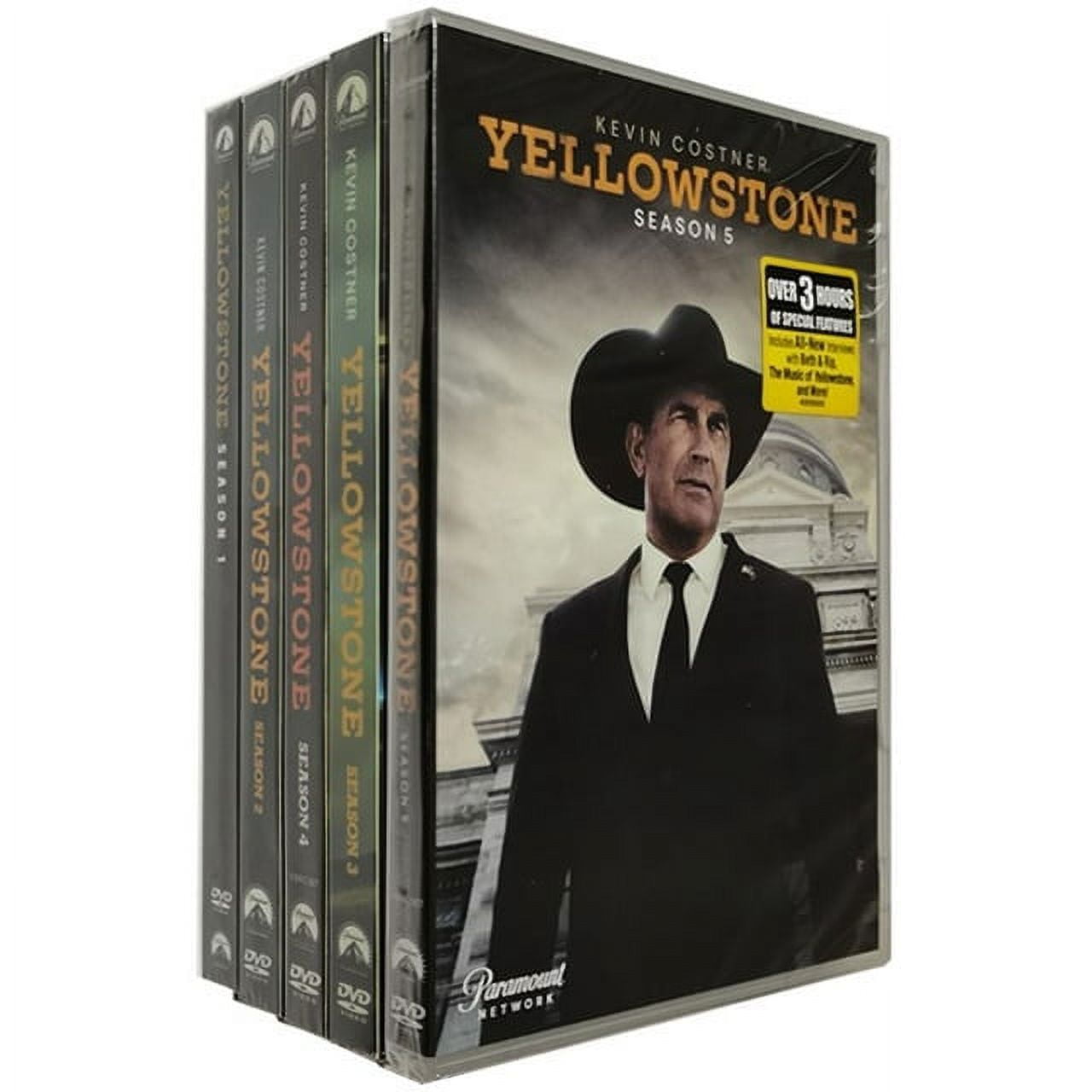 Yellowstone: The Complete seasons 1-5 (Part 1) (DVD) English