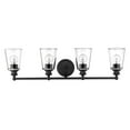 thumbnail image 4 of Acclaim Ceil 4-Light Bath Vanity Light - Matte Black - IN41403BK, 4 of 5
