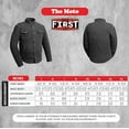thumbnail image 3 of First Mfg Co - The Moto Shirt - Recycled Canvas - Motorcycle Biker Riding Shirt - Canvas - Charcoal - Large, 3 of 4