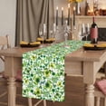 thumbnail image 2 of Table Runners 72 Inches Long Dress Scarves, St. Patrick's Day Farmhouse Kitchen Table Runner, Coffee Tablerunners, Lucky Shamrocks Spring Country Leaves 16x72 Inch, 2 of 9