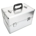thumbnail image 2 of Ktaxon Pro Aluminum Makeup Train Storage Case Jewelry Box Cosmetic Organizer Lockable, 2 of 6