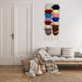 thumbnail image 3 of Livhil Boho Hat Rack for Wall Hanging Hat Organizer Macrame Hat Holder for Bohemian Bedroom Decor, 3 of 6