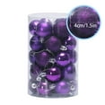 thumbnail image 2 of POINTERTECK 34 Pcs/set Christmas Tree Hanging Ball Home Mall Office Wall Tree Window Ball Decor Plastic Ornament, 2 of 7