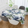 thumbnail image 2 of Yayeee Tablecloths 54" x 54" Rectangle Wrinkle Resistant Party Table Cover, Green Floral, 2 of 8