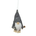 thumbnail image 4 of Northlight Ensemble de 2 Ornements de Noël Gnomes Rouges et Gris 5 Pouces, 4 of 6