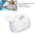 thumbnail image 3 of Portable Pee Bottle, Ergonomic Design 2000ml Light Portable Male Urine Bottle  for Hospital White, 3 of 7