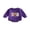 Purple, variant on RUINIXCW Newborn Baby Girl Boy Outfit Bubble Romper Sweatshirt Infant Baby Boy Girl Fall Winter Clothes Spider Web Pumpkin Embroidery Long Sleeve Bodysuits Jumpsuits