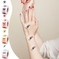 thumbnail image 1 of RKSTN 1in Heart Sticker Roll Valentine's Day Waterproof Removable 500 PCS Black, 1 of 6