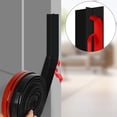 thumbnail image 2 of T-Shaped Silicone Seal Strip for Door & Windows, 20Ft Weatherproof Draft Stopper, Gap Seal for Door Sides (Black), 2 of 5