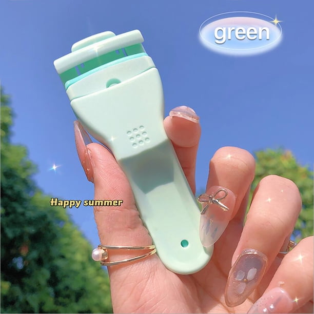 Rizador de pestañas de empuje, rizador de pestañas de estilo duradero y rizador de pestañas