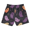thumbnail image 7 of FORMRS Boys Swim Trunks Quick Dry Mesh Liner Boardshorts Sizes XS-XL, Halloween Purple Ghosts, 7 of 7