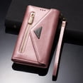 thumbnail image 6 of Wallet Case for Samsung Galaxy S21 Ultra (not s21) for Women, Shoulder Crossbody Purse Handbag Neck Strap Lanyard Cover with ID Card Holder Phone Case for Samsung Galaxy S21 Ultra XK Rose Gold, 6 of 9