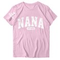thumbnail image 1 of Blusas de Manga Corta para las Mujeres Divertida Impresión Cuello Redondo Camiseta Vintage, Blusas de Primavera para las Mujeres, 1 of 3