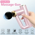 thumbnail image 3 of Syenll Massage Gun, Massage Gun Deep Tissue, Percussion Massage Gun with 4 Heads and 6 Speeds, Handheld Massager for Athletes Pain Relief, Pink, 3 of 8