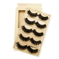 thumbnail image 1 of 5 Paires de Faux Cils 3D Imitation Vison Style Méga-Belle Réutilisable, 1 of 4