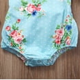 thumbnail image 6 of Bagilaanoe Newborn Baby Girl Rompers Floral Print Fly Sleeve Bodysuit 6M 12M 18M 24M Infant Summer One Piece Jumpsuit, 6 of 6