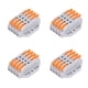 thumbnail image 5 of Conductor De 4 Vías Y 8 Puertos, Conectores De Cable De Tuerca De Palanca Universal Que No Se Corroen, 10 Piezas Para Circuito En Línea Para Cableado OTVIAP Cable Clamp Terminal Block Spring Connector, 5 of 8
