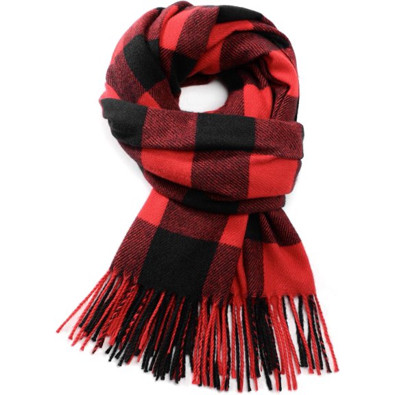 CoCoMangos Winter Scarfs for Women - Womens Scarf Fashion Soft Scarf Plaid for Winter, 79" x 28",Warm Long Blanket