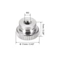 thumbnail image 3 of Unique Bargains Knurled Thumb Nuts, M3 Round Knobs with  304 Stainless Steel, 6Pcs, 3 of 4