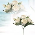 thumbnail image 1 of Ramo De Flores Realista Para El Hogar Arreglos Florales Artificiales A Tamaño Real Para El Salón Bodas Y, 1 of 4
