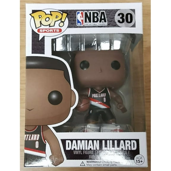 Funko Pop! NBA Portland Trailblazers Damian Lillard Pop Life First Edition #30