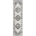 thumbnail image 3 of JONATHAN Y BOHEMIAN FLAIR 2 x 8 Runner Rug, Inigo Cottage Medallion - Dark Gray/Cream, BMF107B-28, 3 of 9