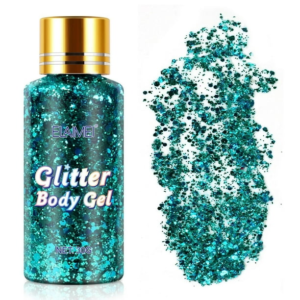TUTUnaumb Sequin Glitter Gel Face And Body Makeup Sequin Gel Cream