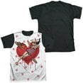 thumbnail image 2 of Batman Men's  Vroom Sublimation T-shirt White, 2 of 4