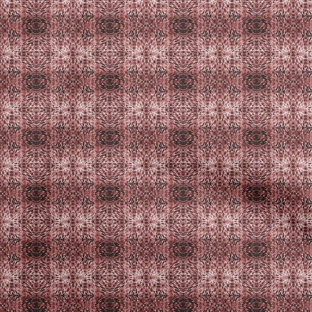 oneOone Polyester Spandex Brown Fabric Animal Sewing Craft Projects Fabric Prints By Yard 56 Inch Wide