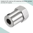 thumbnail image 6 of Uxcell 5mm Bore 18mm Length Hexagon Coupler, Coupling Shaft Iron Connector Pack of 4, 6 of 7