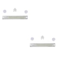 thumbnail image 4 of Speravity Pegatinas para coche, tarjeta de estacionamiento temporal para coche, notificación nocturna, placa con ventosa luminosa, tarjeta, número de Plata PC 1 2piezas Speravity CBP258811, 4 of 5