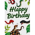 thumbnail image 3 of Snake Themed Happy Birthday Background Banner Party Supplies Birthday Decoration Photography Props Backdrop Decorations, 3 of 7