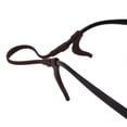 thumbnail image 2 of Correa de Banda de Silicona Gafas de Sol de Los \ 's + Contra El Titular de Los Ganchos Del Oído Deslizamiento de Café Macarena none, 2 of 8
