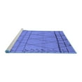 thumbnail image 2 of Ahgly Company Machine Washable Indoor Rectangle Oriental Blue Industrial Area Rugs, 5' x 8', 2 of 4