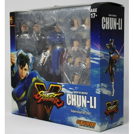 - New US Storm Collectibles Street Fighter V Chun-Li 1/12 Scale Action Figure Kiki