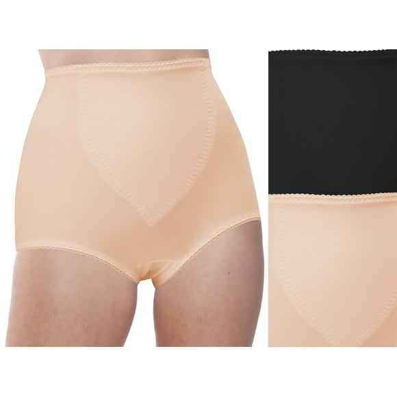 Kathryn Light Tummy Control Microfiber Brief 2-Pack (Style 751) by Teri Lingerie
