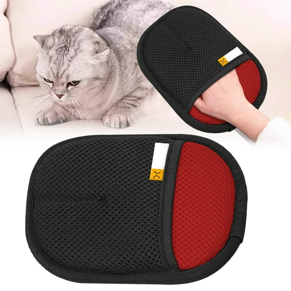 AKEGAMN Clearance! Pet Double Grooming Gloves Pet Double Grooming Gloves Pet Grooming Gloves Anti Static Gloves Double-sided design: Modification on both sides These gloves can help you comb your pe